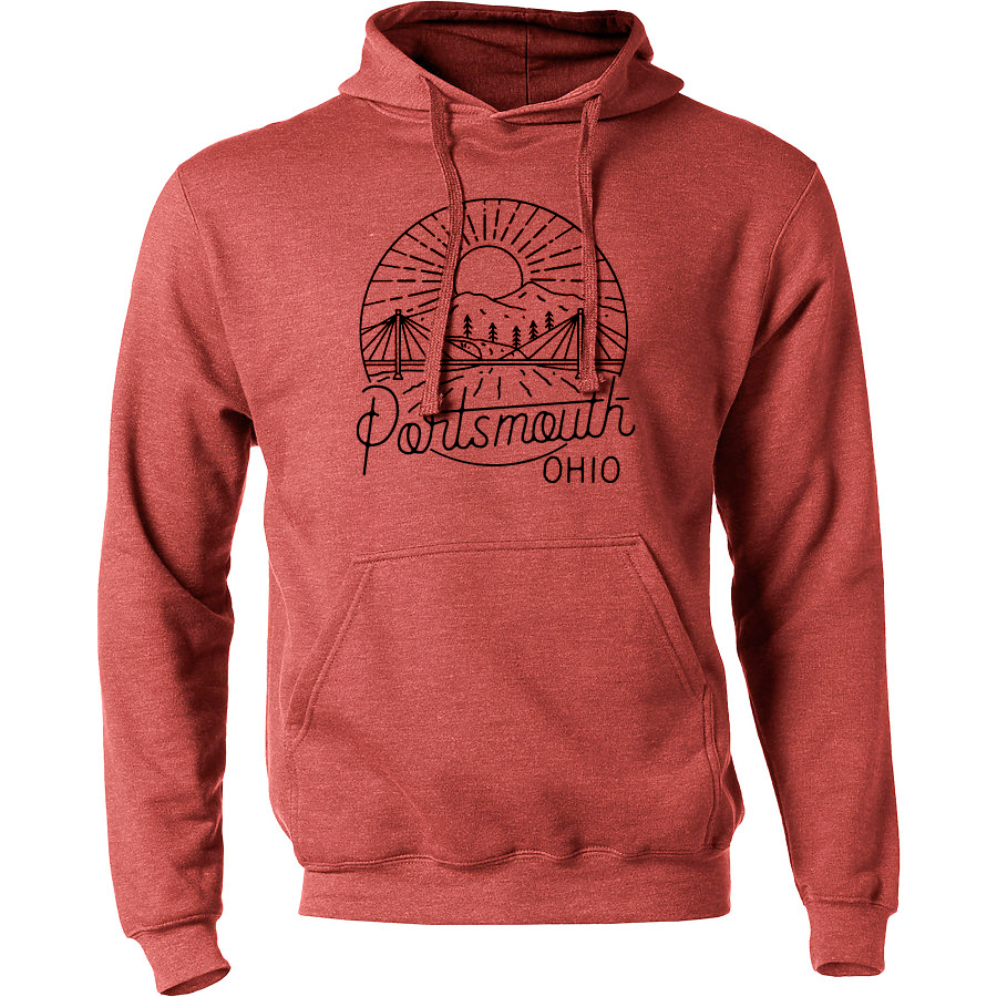 Download Red Heather Sunrise Hoodie — North Shore Printing